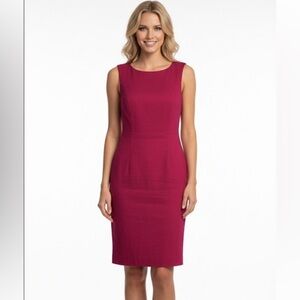 Vintage Geary Roark Kamasato size 12 pink shift dress